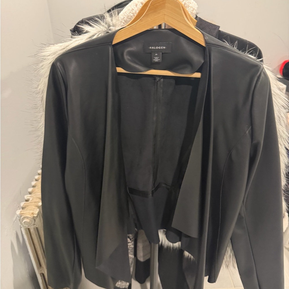 Halogen Women's Black Open-Front Blazer